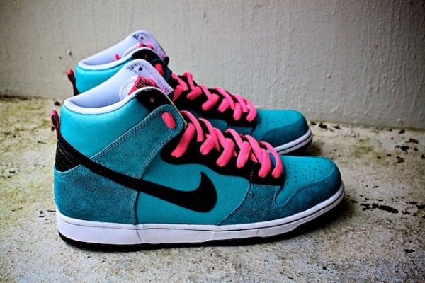 Nike SB Dunk High 'South Beach' Customs by Proof Culture