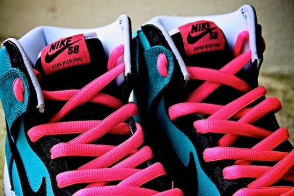 Nike SB Dunk High 'South Beach' Customs by Proof Culture