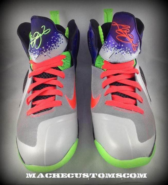 Nike LeBron 9 'Un-Nerf' Customs by Mache