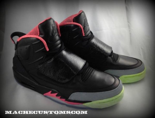 Jordan 'Son of Yeezy' Customs by Mache Custom Kicks - Detailed Images