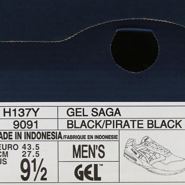 ASICS Gel Saga 'Pirate Black' - Now Available at PickYourShoes.com