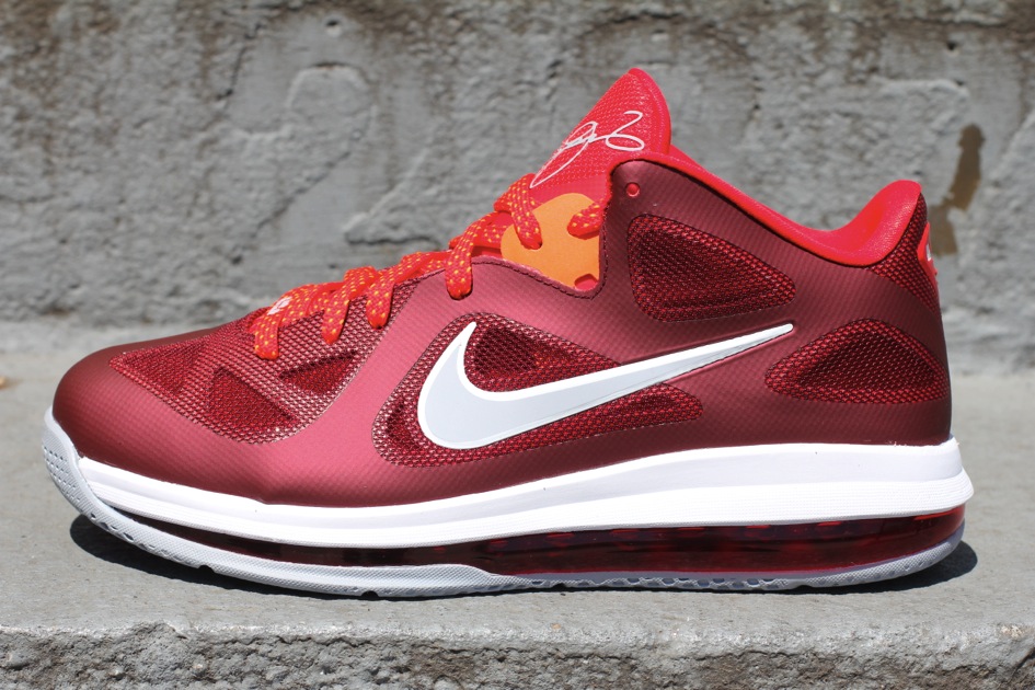 Nike LeBron 9 Low 'Team Red/Challenge Red-Wolf Grey' - Now Available