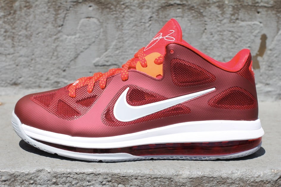 Nike LeBron 9 Low 'Team Red/Challenge Red-Wolf Grey' - Now Available