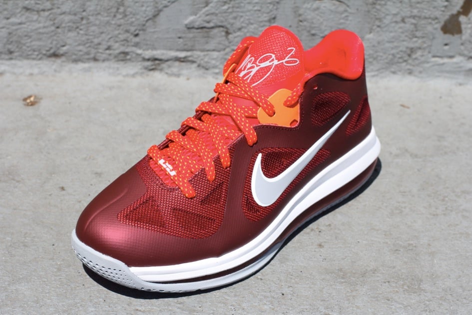 Nike LeBron 9 Low 'Team Red/Challenge Red-Wolf Grey' - Now Available