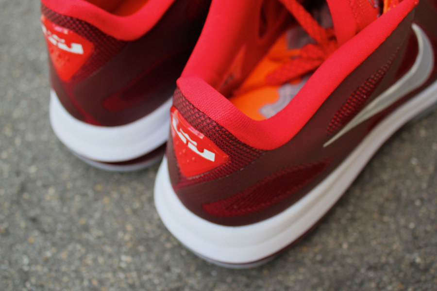 Nike LeBron 9 Low 'Team Red/Wolf Grey-Challenge Red-Total Orange' at Mr. R Sports