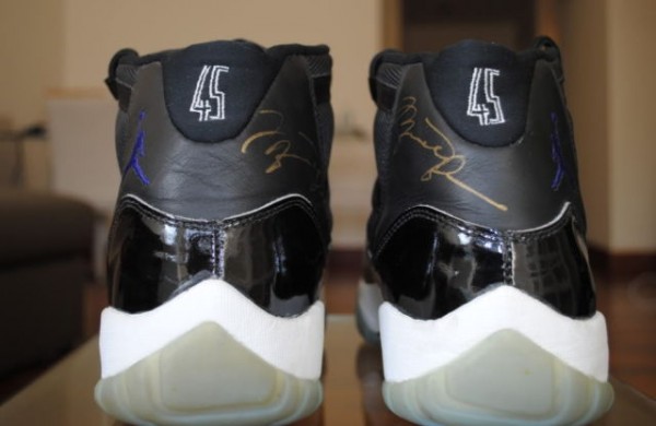 Game Worn and Autographed Air Jordan XI 'Space Jam' Available on eBay