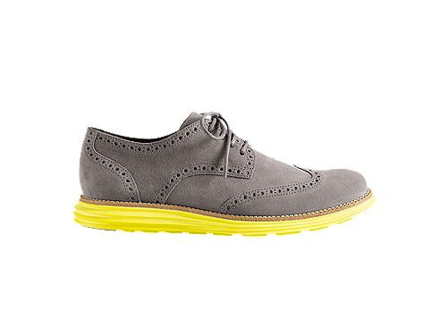 Cole Haan LunarGrand Wingtip 'Charcoal Grey Suede'