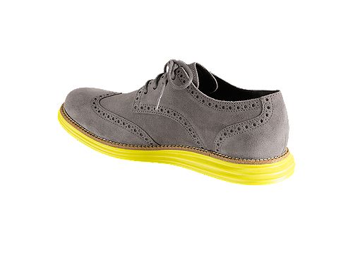 Cole Haan LunarGrand Wingtip 'Charcoal Grey Suede'