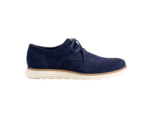 Cole Haan LunarGrand Wingtip 'Navy Suede'