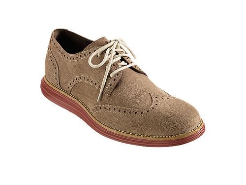 Cole Haan LunarGrand Wingtip 'Milkshake Suede'