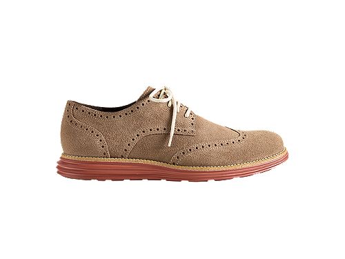 Cole Haan LunarGrand Wingtip 'Milkshake Suede'