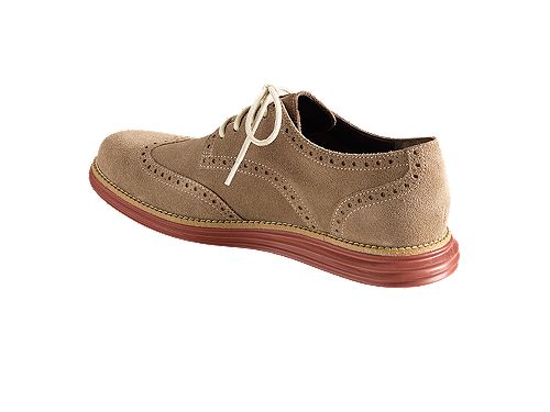 Cole Haan LunarGrand Wingtip 'Milkshake Suede'