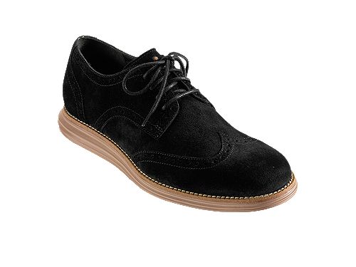 Cole Haan LunarGrand Wingtip ‘Black Suede’