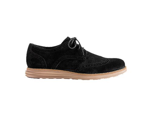 Cole Haan LunarGrand Wingtip 'Black Suede'