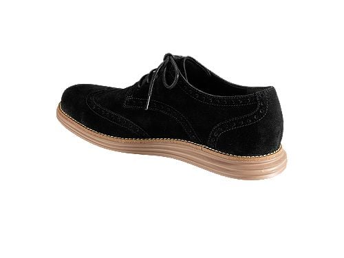 Cole Haan LunarGrand Wingtip 'Black Suede'