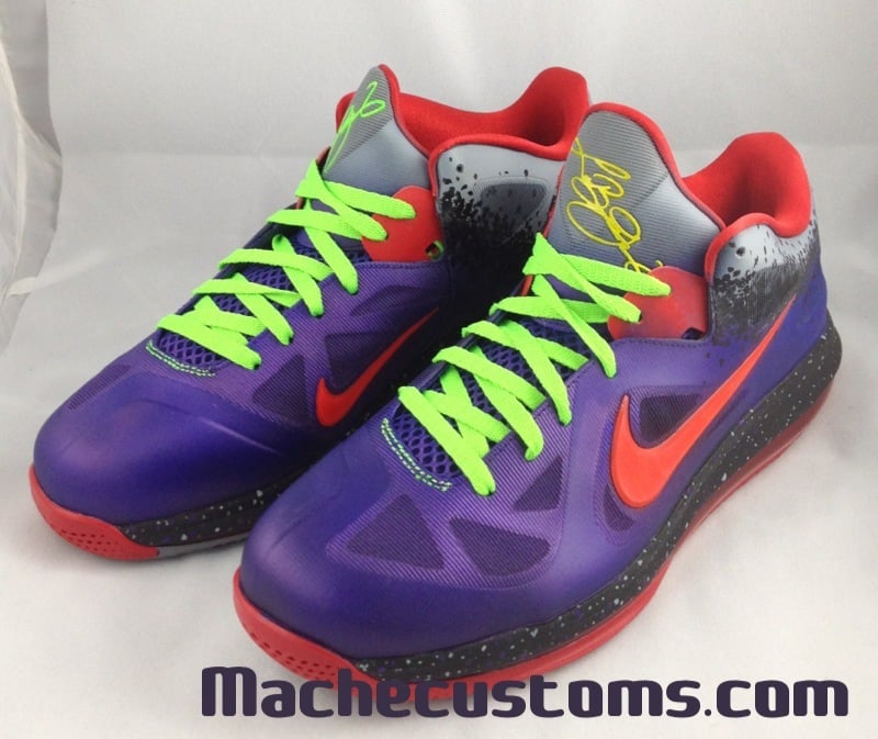 Nike LeBron 9 Low 'Nerf' by Mache Custom Kicks