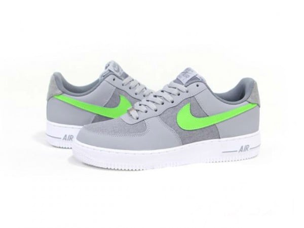 Nike Air Force 1 Low 'Grey/Fluorescent Green'