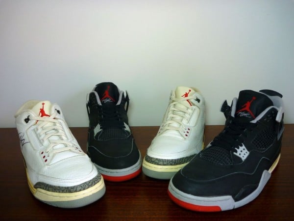 OG Air Jordan III, IV and V Available on eBay