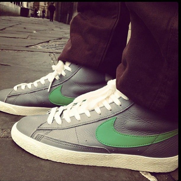 Release Reminder: Nike Blazer Hi VNTG ‘Charcoal Grey/Green’ – size? Exclusive