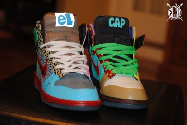 Nike SB Dunk High 'What The Dunk' Customs by El Cappy