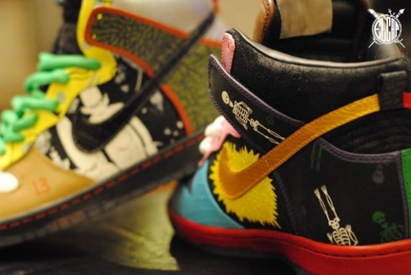 Nike SB Dunk High 'What The Dunk' Customs by El Cappy