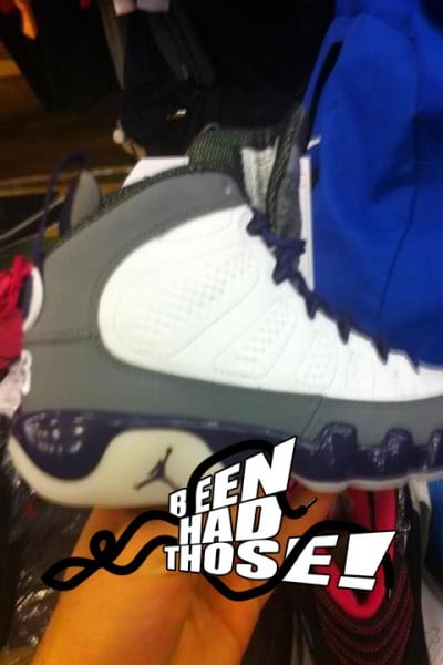 Air Jordan IX (9) 'French Blue' 2012 Retro Sample