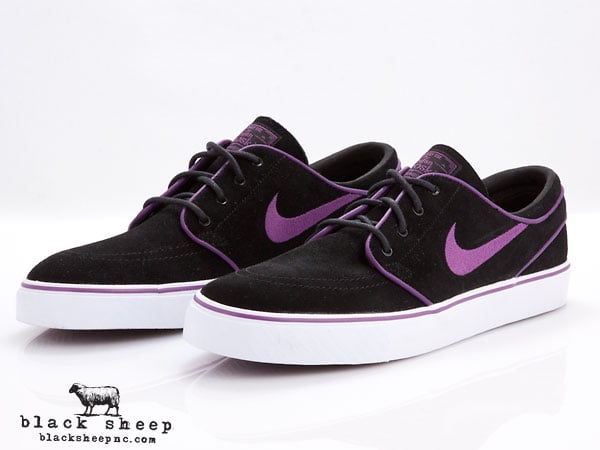 Nike SB Stefan Janoski 'Black/Vintage Purple-White' - Now Available