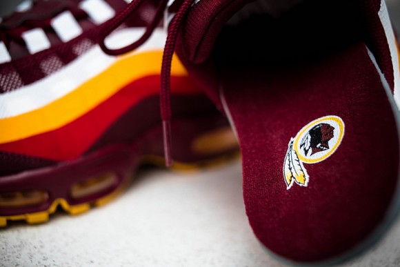 Nike Air Max 95 No-Sew 'Washington Redskins'