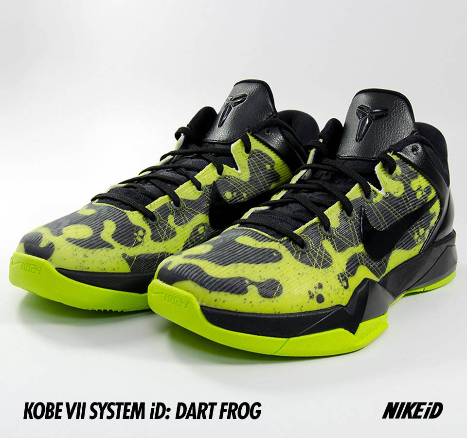 Nike Kobe VII (7) System ‘Poison Dart Frog’ Option Available on NikeiD