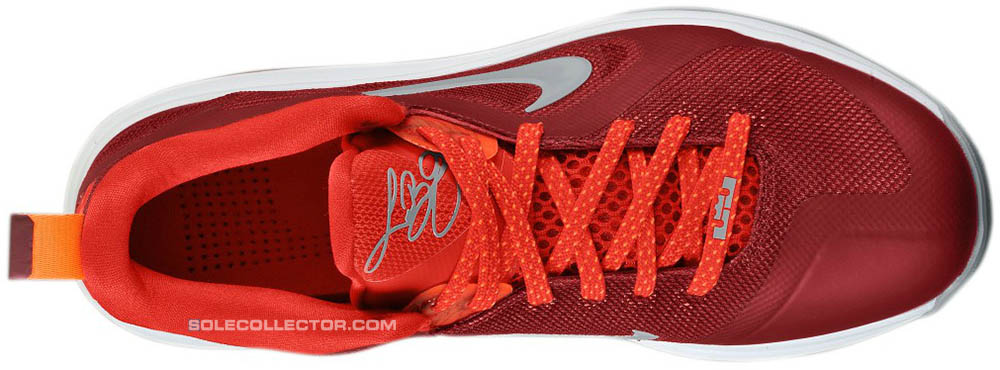 Nike LeBron 9 Low 'Team Red/Challenge Red-Wolf Grey'