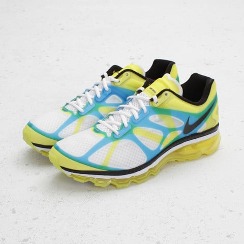 Nike Air Max+ 2012 'White/Lemon Twist-Current Blue' - Now Available at Concepts