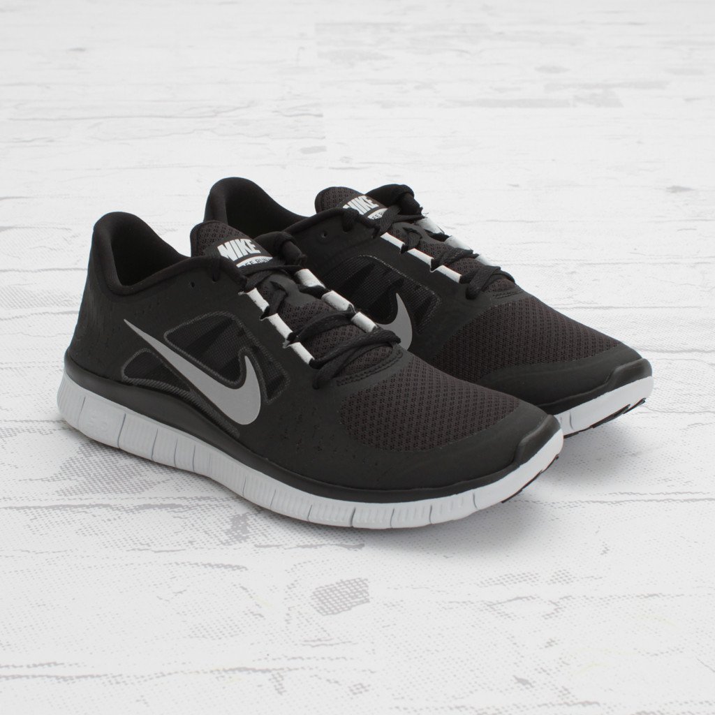 Nike Free Run+ 3 'Black/Reflective Silver-Platinum'