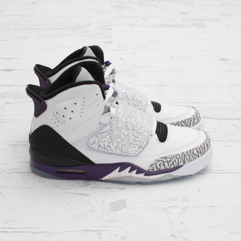 Jordan Son of Mars 'White/Club Purple-Cool Grey' at Concepts