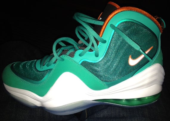 Nike Air Penny V ‘New Green/Safety Orange-White’