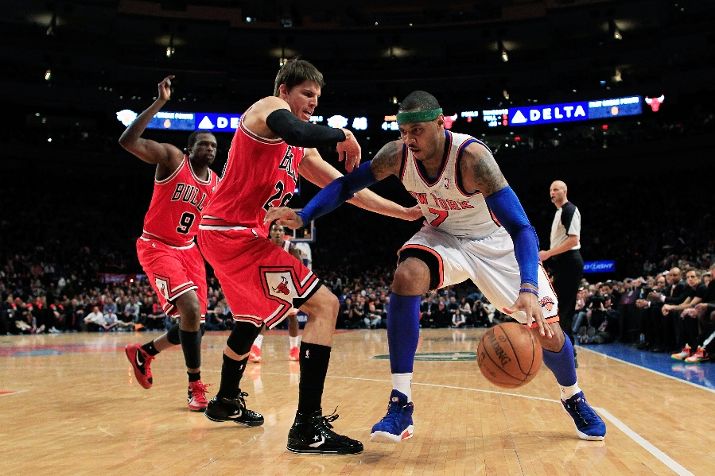 Carmelo Anthony Hit Game-Winner in Blue Suede PE