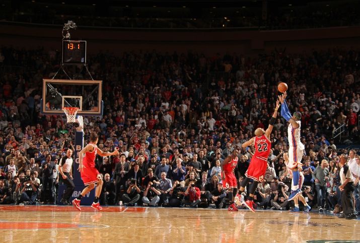 Carmelo Anthony Hit Game-Winner in Blue Suede PE