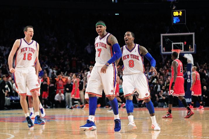 Carmelo Anthony Hit Game-Winner in Blue Suede PE