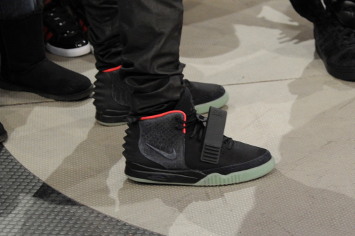 Kanye West Dons ‘Black/Solar Red’ Yeezy 2 on 106 & Park