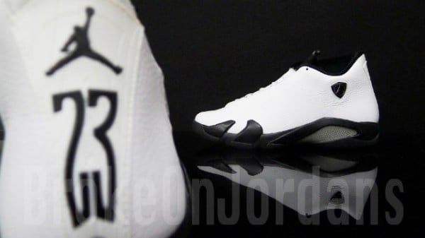 Air Jordan XIV White/Black Seamless Sample Available on eBay