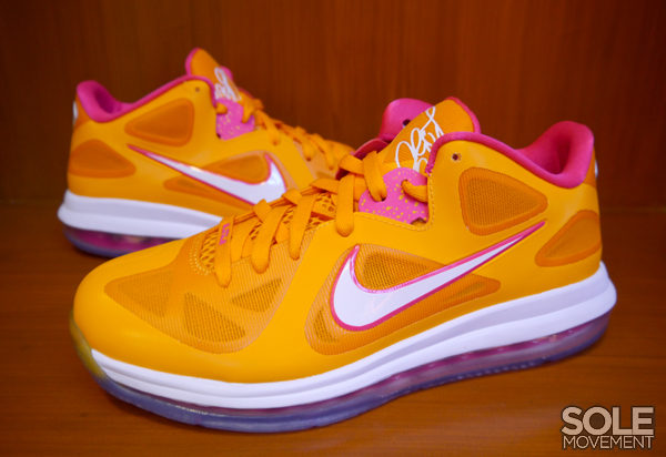 Nike LeBron 9 Low 'Vivid Orange/Cherry' - Detailed Look