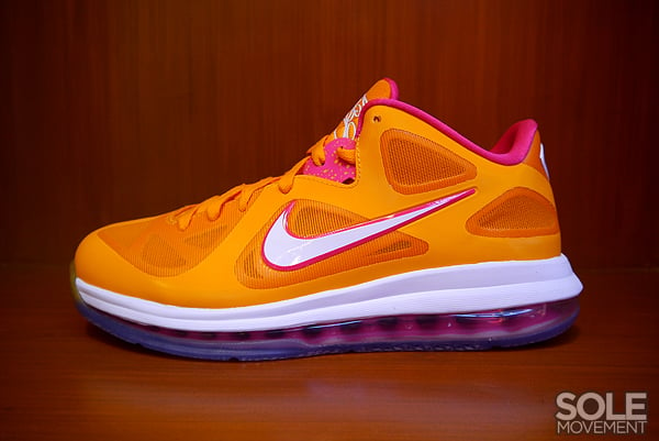 Nike LeBron 9 Low 'Vivid Orange/Cherry' - Detailed Look