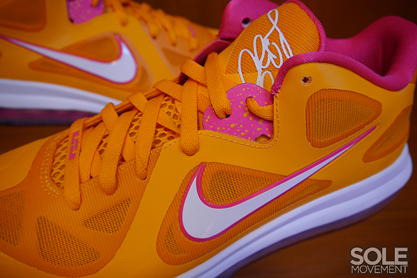 Nike LeBron 9 Low 'Vivid Orange/Cherry' - Detailed Look