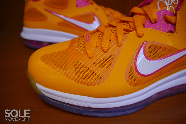 Nike LeBron 9 Low 'Vivid Orange/Cherry' - Detailed Look