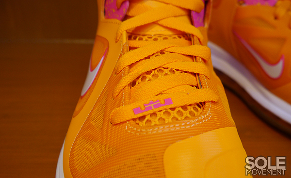 Nike LeBron 9 Low 'Vivid Orange/Cherry' - Detailed Look