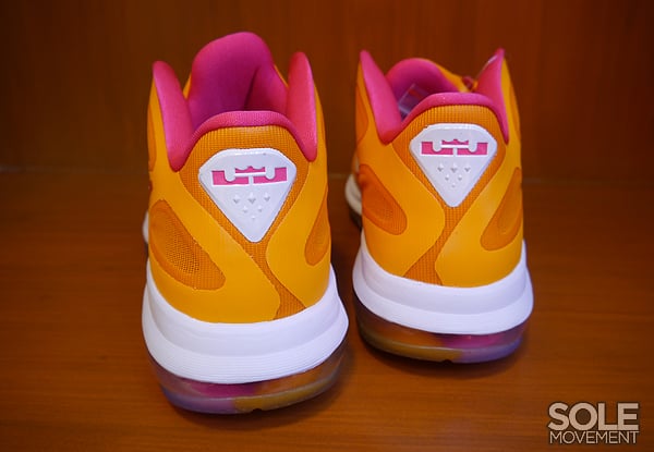 Nike LeBron 9 Low 'Vivid Orange/Cherry' - Detailed Look