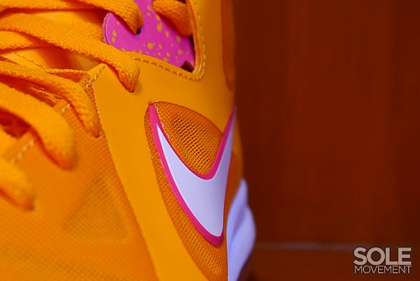 Nike LeBron 9 Low 'Vivid Orange/Cherry' - Detailed Look