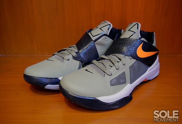 Nike Zoom KD IV 'Rogue Green/Total Orange-Black-Wolf Grey'