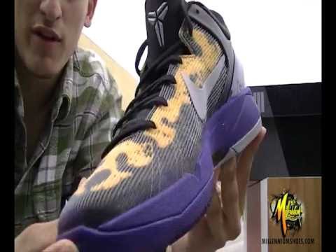 Video: Nike Kobe 7 Poison Dart Frog ‘Lakers’ at Millennium Shoes