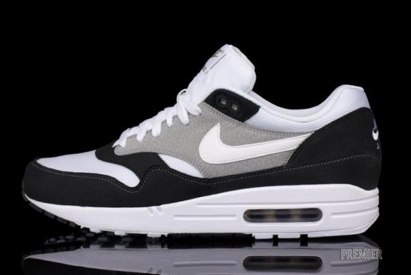 nike air max 1 white grey black