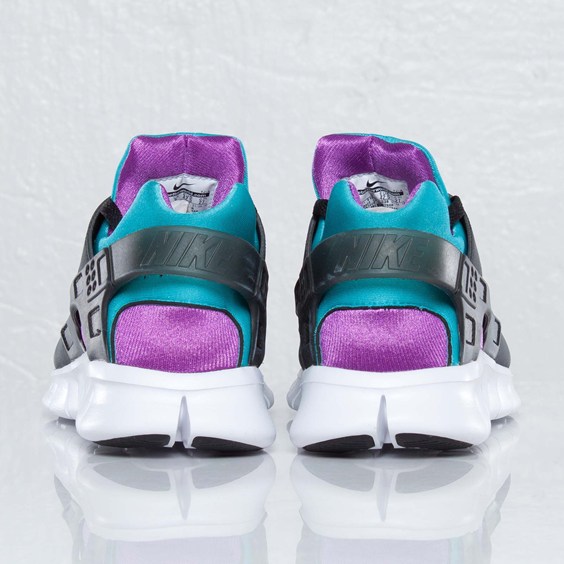 Nike Huarache Free 2012 'Black/Turquoise Blue-Magenta'